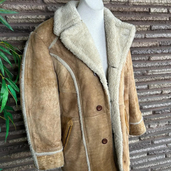 Field and Stream Gordon & Ferguson Suede Sherpa Lined Heavy Jacket Size 40 - Picture 10 of 14